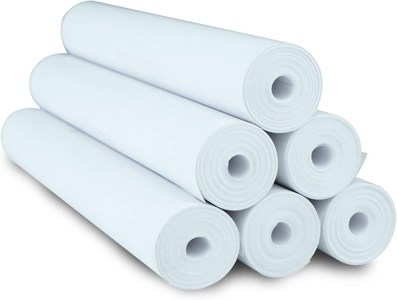 NYEAR 6 Rolls A4 Quick-dry Thermal Paper (210mm/8.27"width/7.6m long,Φ1.18") for portable printer,thicker brighter and the font is clearer to make the printing quality better, (1 roll-27 Sheets) - Image 1
